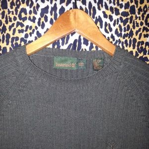 Vintage Sweater Men's Timberland XS Green Crew Neck